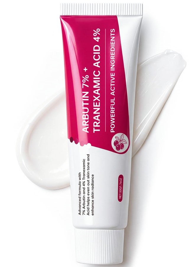 إيلهو كريم إيلهو أربوتين 7% + حمض الترانيكساميك 4%، 70000 جزء في المليون من الأربوتين و40000 جزء في المليون من حمض الترانيكساميك، مرطب، ينعم البشرة، يوحد لونها، يقلل البقع الداكنة والتصبغات، 1.76 أونصة سائلة (1) - Image 1